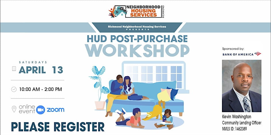 April's HUD Post-Purchase Workshop