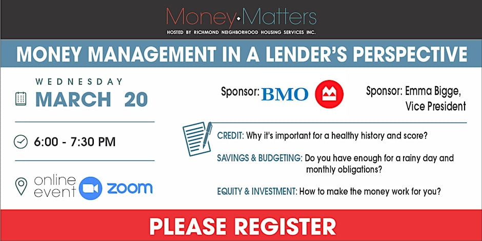 Money Matters Series: Money Management from a Lender's Perspective