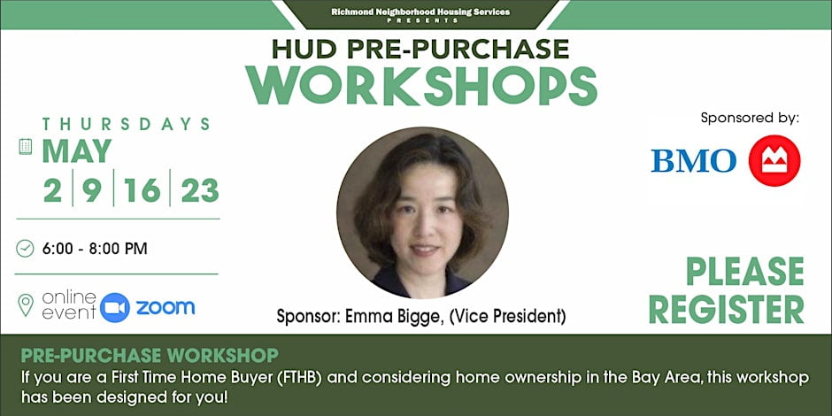 May HUD pre-purchase workshops