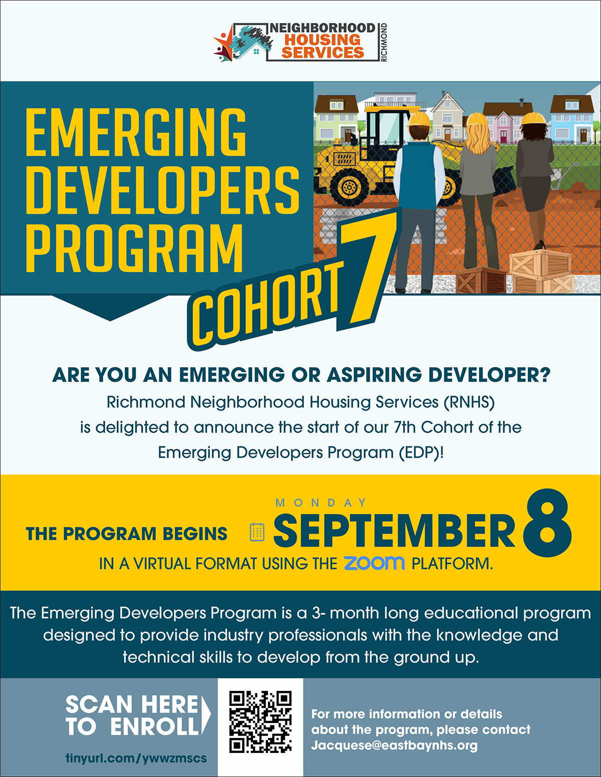 Emerging Developers Program begins September 8