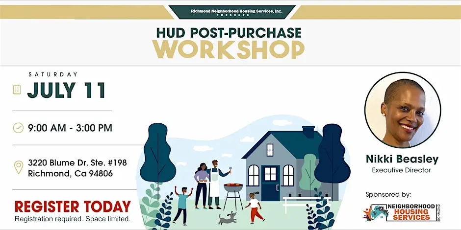 July's HUD Post-Purchase Workshop