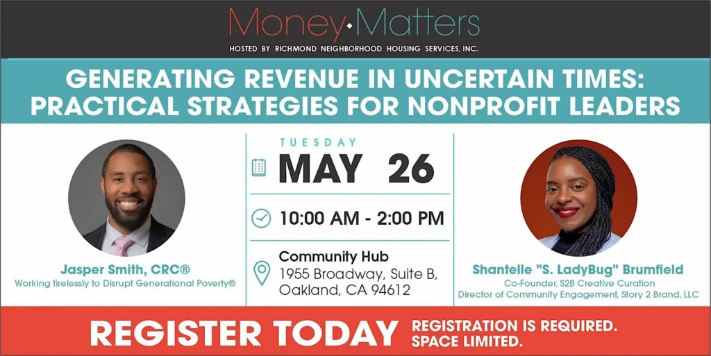 Money Matter Series- Generating Revenue in Uncertain Times