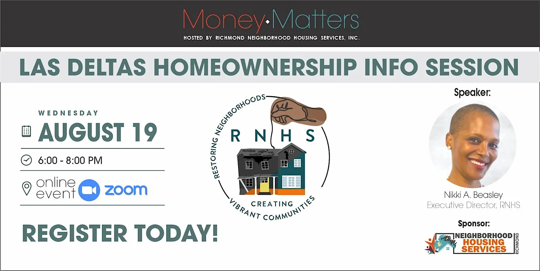 Money Matter Series Las Deltas North Richmond Info Session